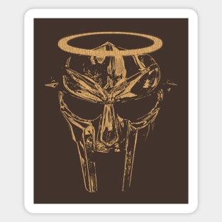 MF Doom Mask Angel Brown Sticker